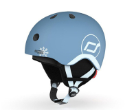 Scoot & Ride Kask Ochronny z ocieplaczem XXS-S dla dzieci 1-5 lat Steel - 1472352 - zdjęcie 1
